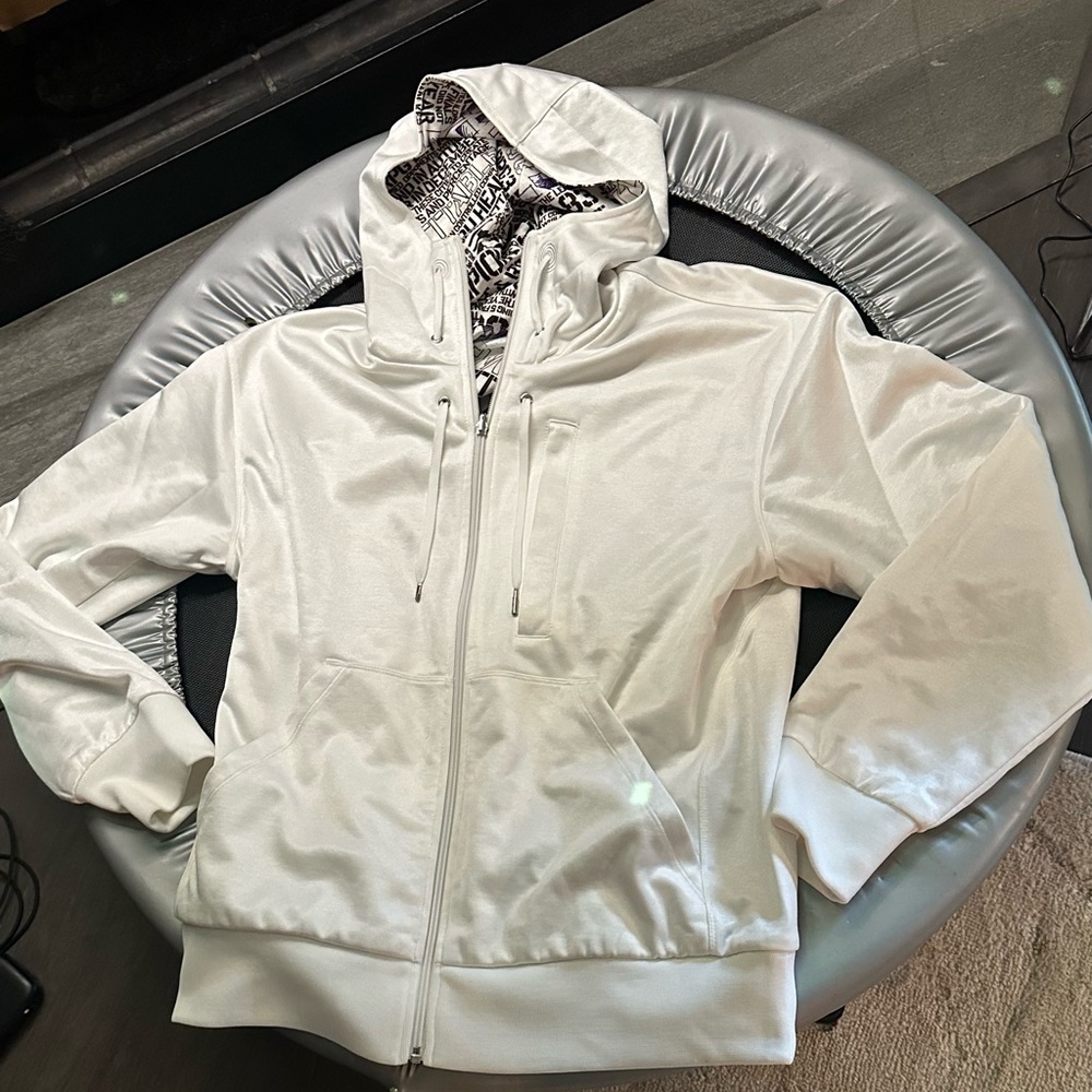 Nike AF-1 Hooded reversible men’s white designer large hoody